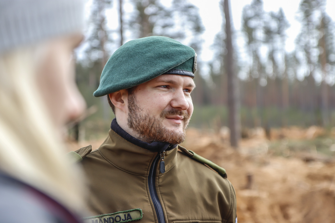 Sander Mändoja  kapten, diviisi 2. jalaväebrigaadi staabiohvitser FOTO: Aigar Nagel