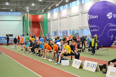 Traditsiooniline „TV 10 olümpiastarti” alustas 41. hooaega. Pühapäeval Võru spordikeskuses toimunud esimesel etapil osales rohkem kui 400 koolinoort. Foto: PILLE IVASK