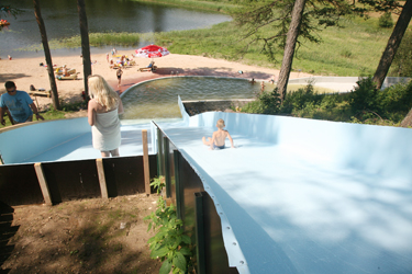 Veerada Pikajärve kaldal. Foto: INNO TÄHISMAA
