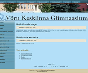 Võru Kesklinna Gümnaasium  FOTO: internet