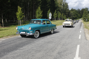 Vanade Volgade paraadil osales 35 autot. Foto: ANDREI JAVNAŠAN