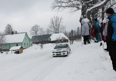 Absoluutarvestuses kuulus teine koht võistlusautoga Mitsubishi Lancer EVO 9 sõitnud Timmu Kõrgele ja Erki Pintsile, kes olid ühtlasi ka klassi N4 ehk 4WD võitjad.  Foto: BIRGIT PETTAI