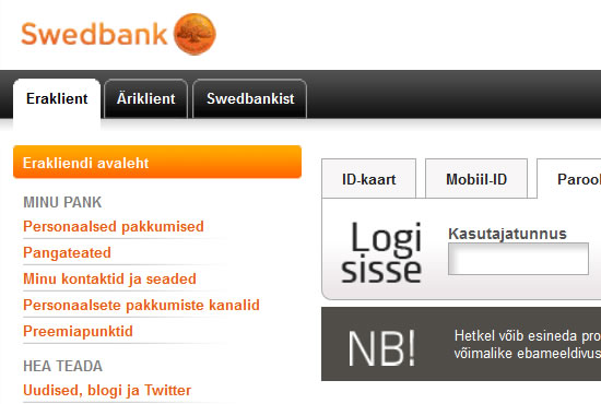 www.swedbank.ee