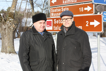 Vladimir Zubov ja Urmas Klaas.	  Foto: ARVED BREIDAKS