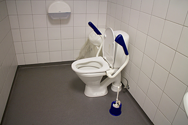 Rimi WC on puhas ja esteetiline. Foto: IRJA TÄHISMAA