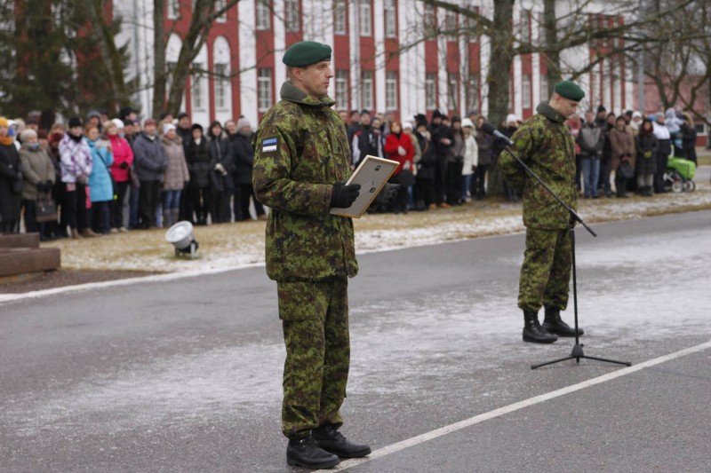 Ligi 400 Kuperjanovi pataljoni ajateenijat tõotas ustavust Eesti riigile