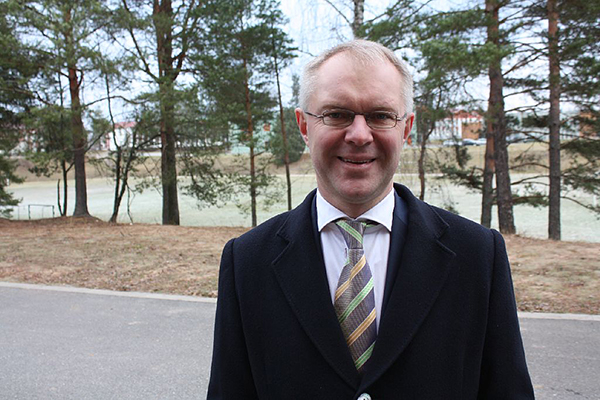 Kaitseminister Hannes Hanso Võrumaal.   Foto: ARVED BREIDAKS