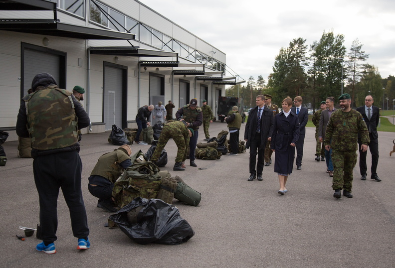 President Kersti Kaljulaid väisas Kuperjanovi Foto:rms Hardi Liuhka