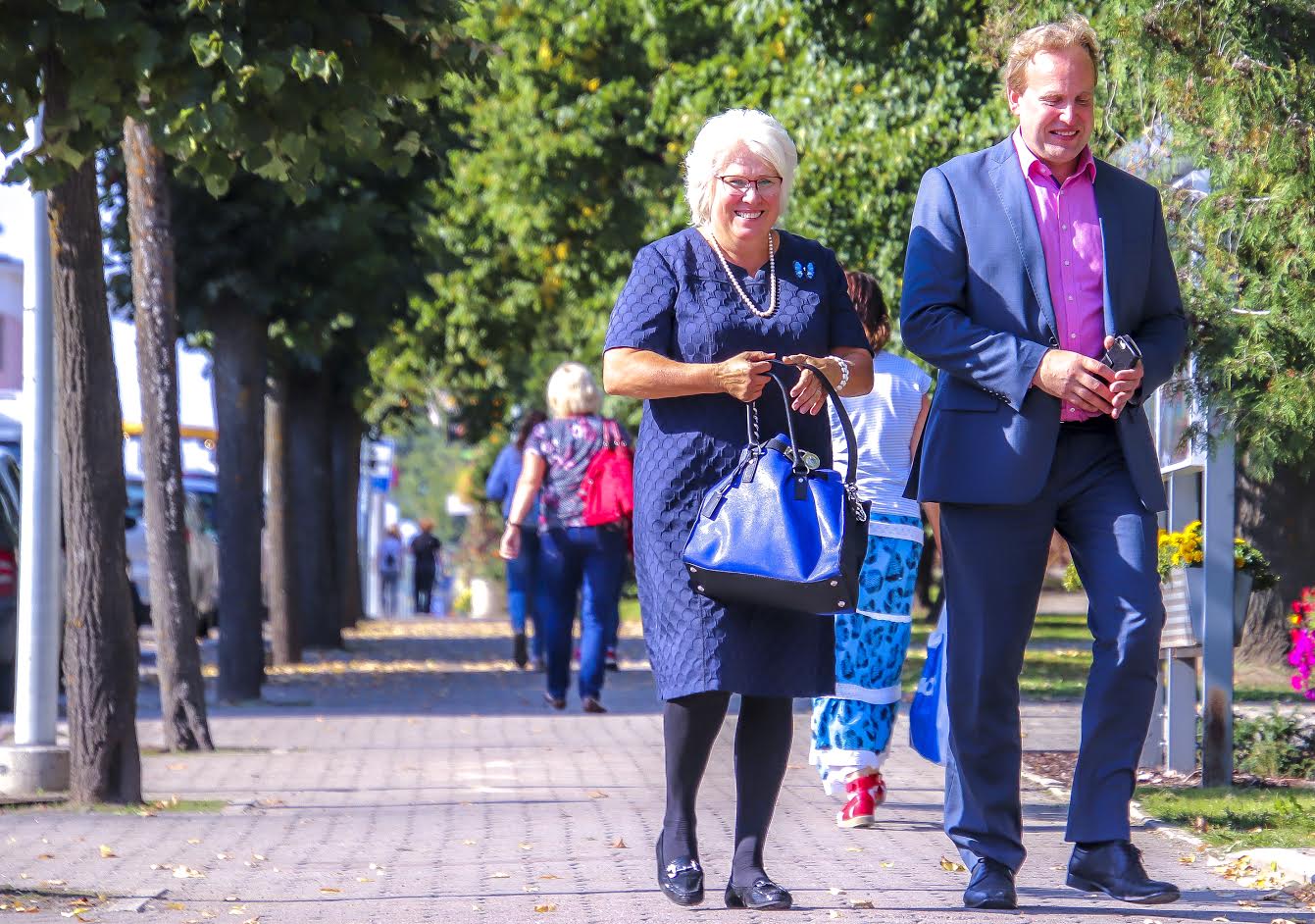 Sotside uus erakonnaliige Marina Kaljurand ei tulnud Võrumaale sünnipäeva tähistama, vaid tööd tegema