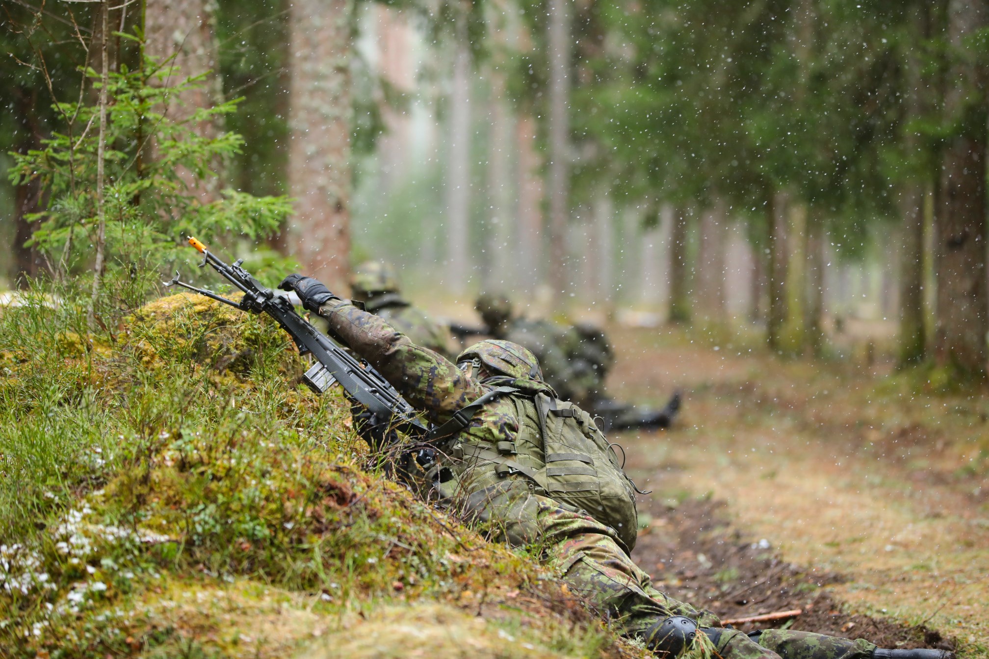 2. jalaväebrigaad harjutab Lõuna-Eestis kriisiolukorraks valmistumist FOTO: Kuperjanovi jalaväepataljon