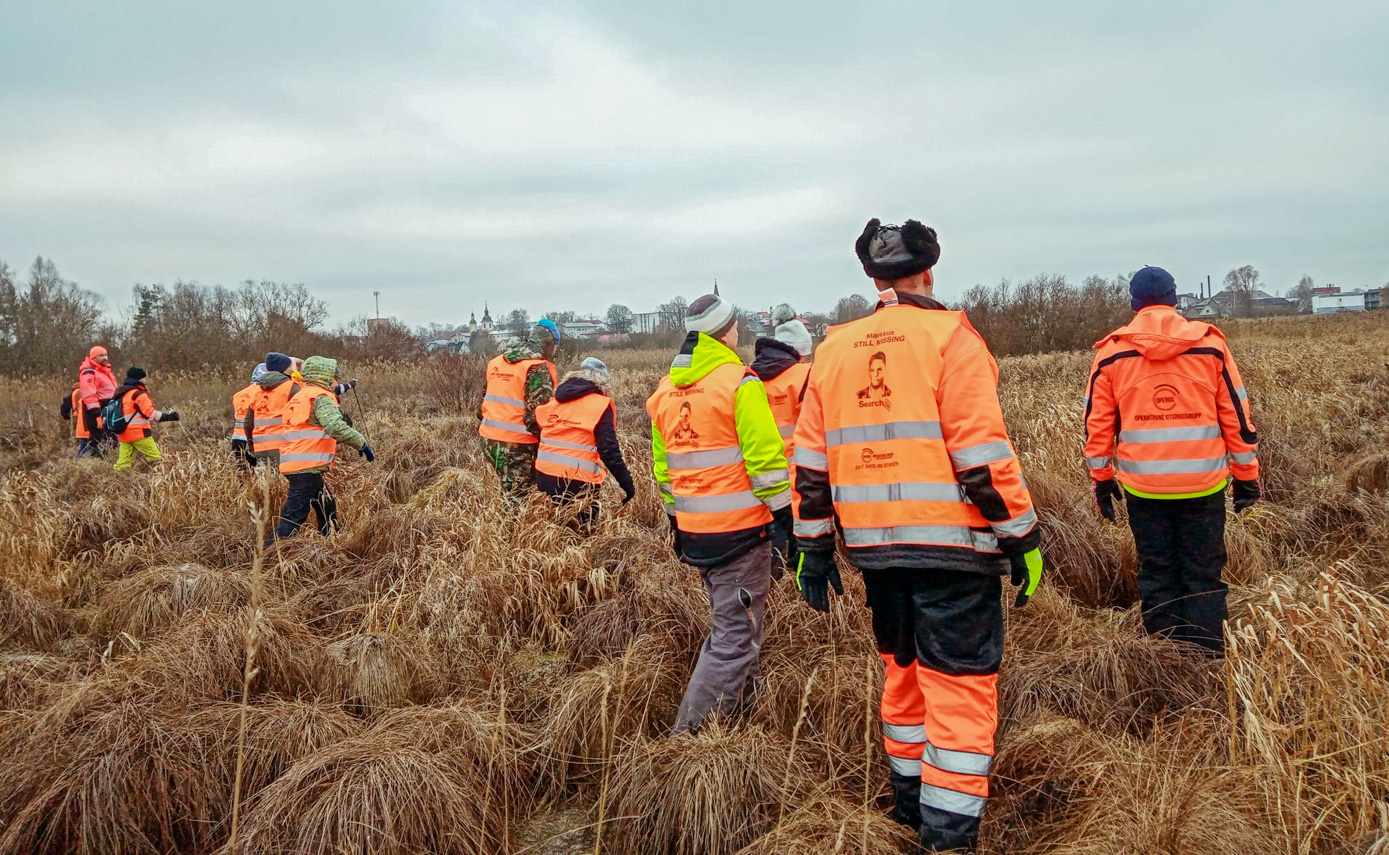 Lumevaba ilm lubas vabatahtlikel otsingutega tegeleda nii laupäeval kui ka pühapäeval. Foto: ERAKOGU