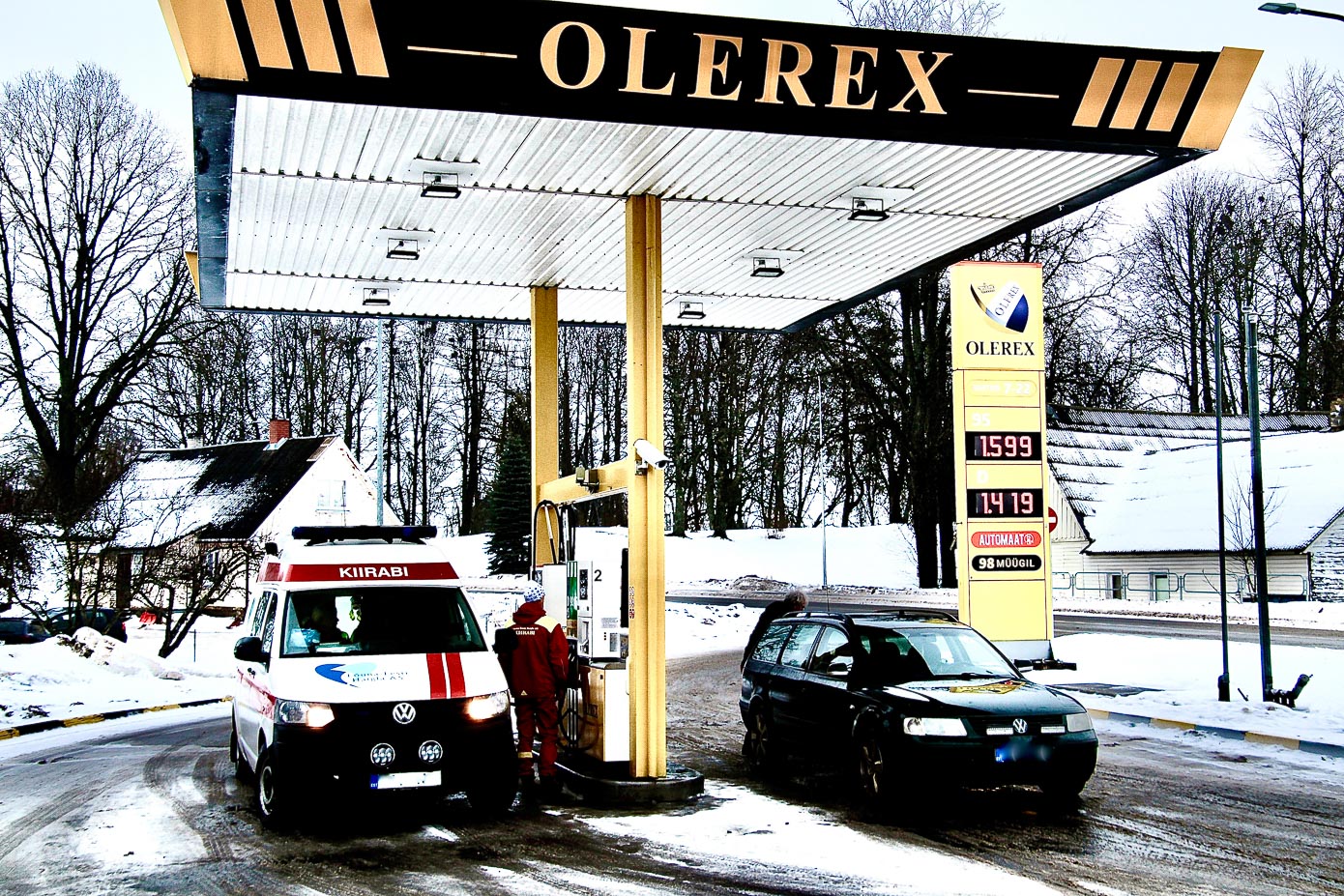 Kütusehinnad Olerexi Antsla ja  Võru tanklas. Fotod: KALEV ANNOM