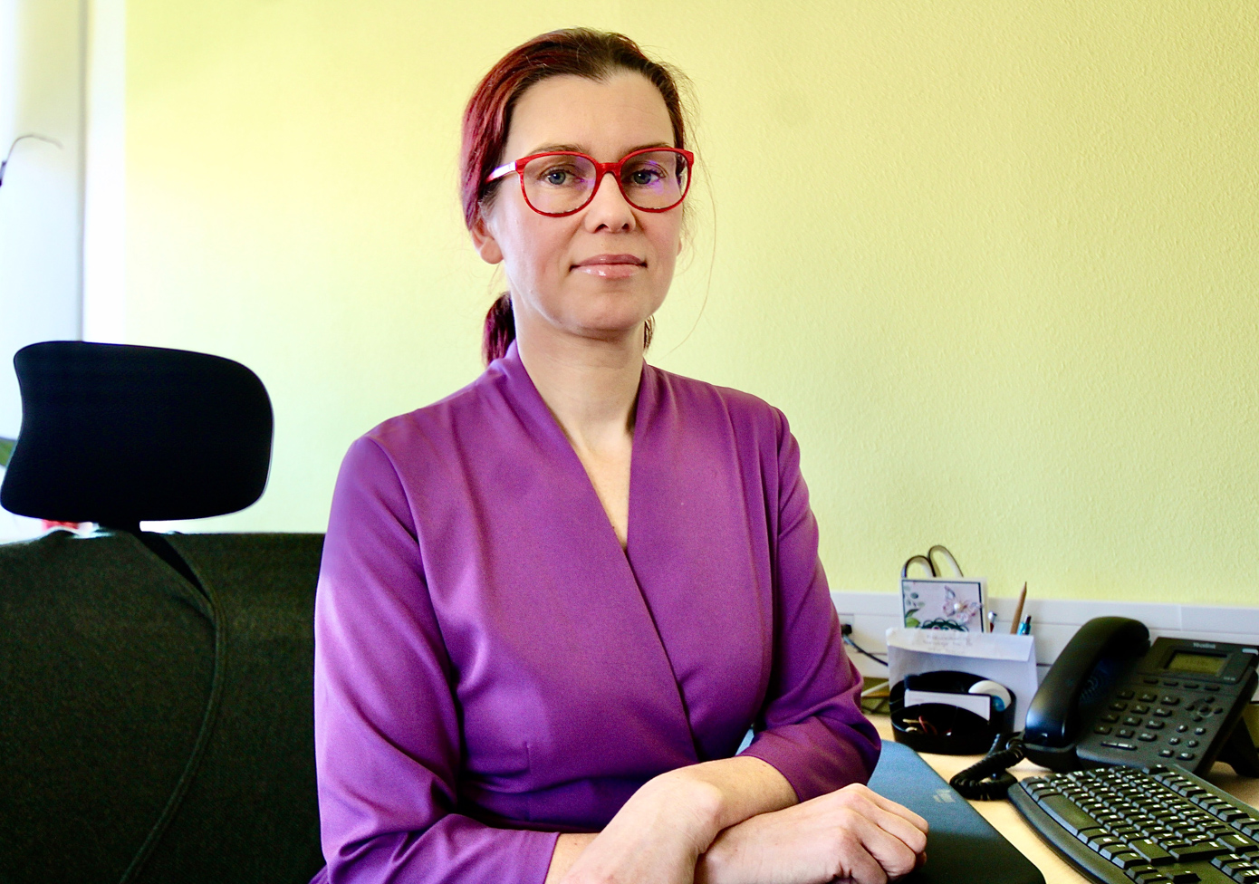 Agnes Kirsbaum on töötanud sotsiaalnõunikuna alates 2007. aasta oktoobrist (Urvaste vallas) ja alates 2. jaanuarist 2019. aastast Antsla vallas. Foto: KALEV ANNOM