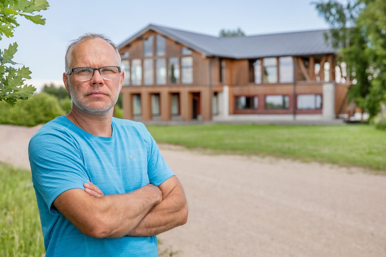 Vastseliinas asuva Kotkapesa turismitalu peremees Taavi Tuvike kaalub tõsiselt päikesepaneelide paigaldamist. Foto: AIGAR NAGEL