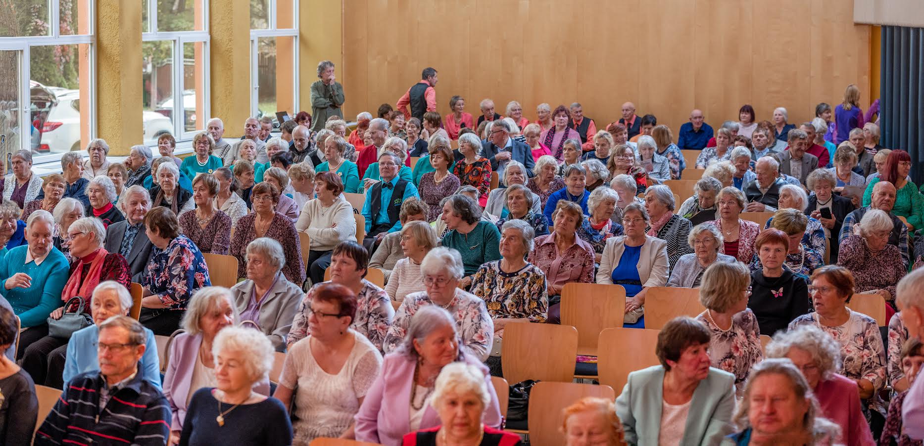 Kolmandat korda toimunud eakate festival meelitas teineteise seltskonnast rõõmu tundma 350 külastajat. Foto: AIGAR NAGEL