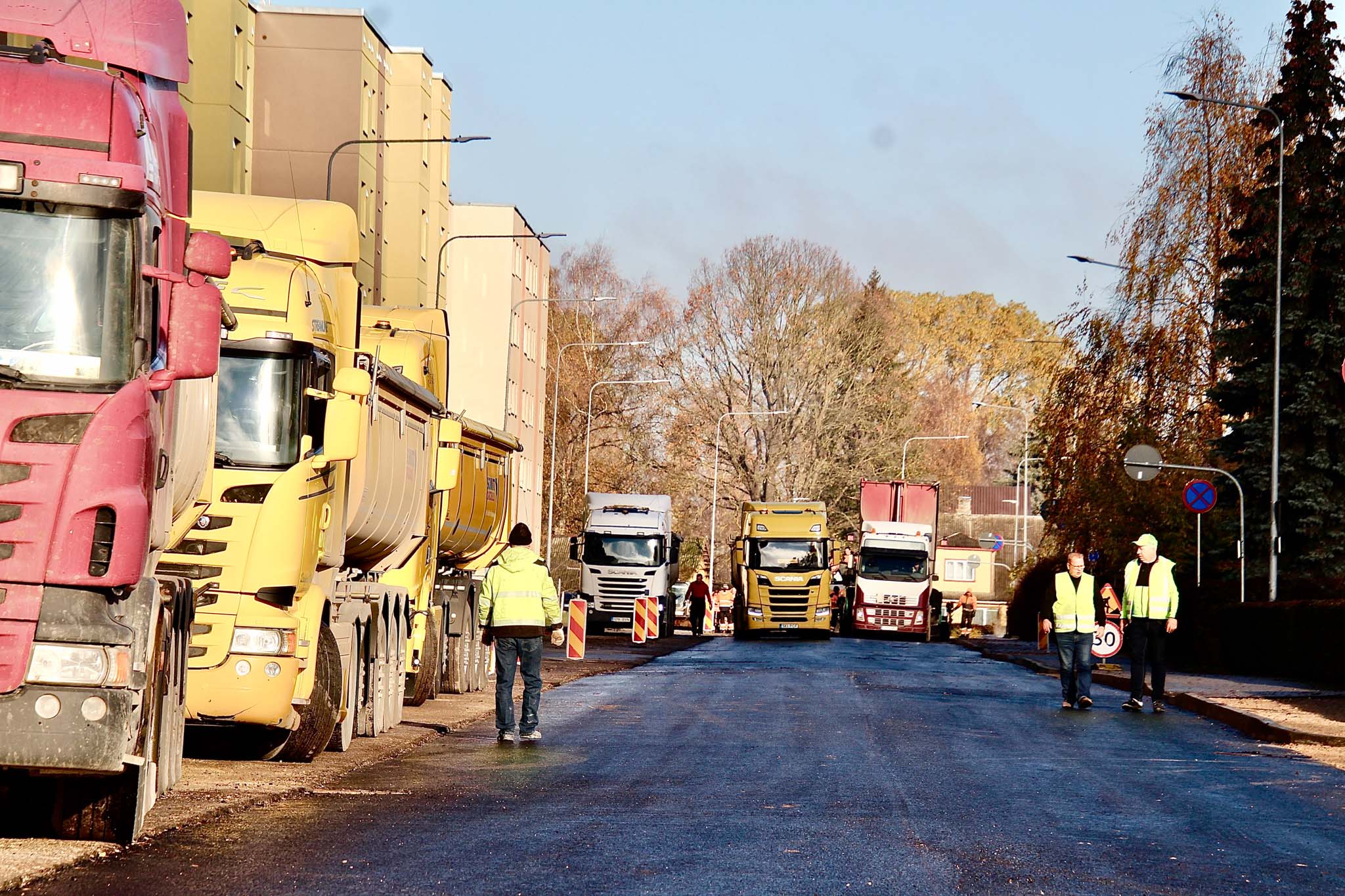 Eile ennelõunal Koreli tänaval. FOTO: Kalev Annom