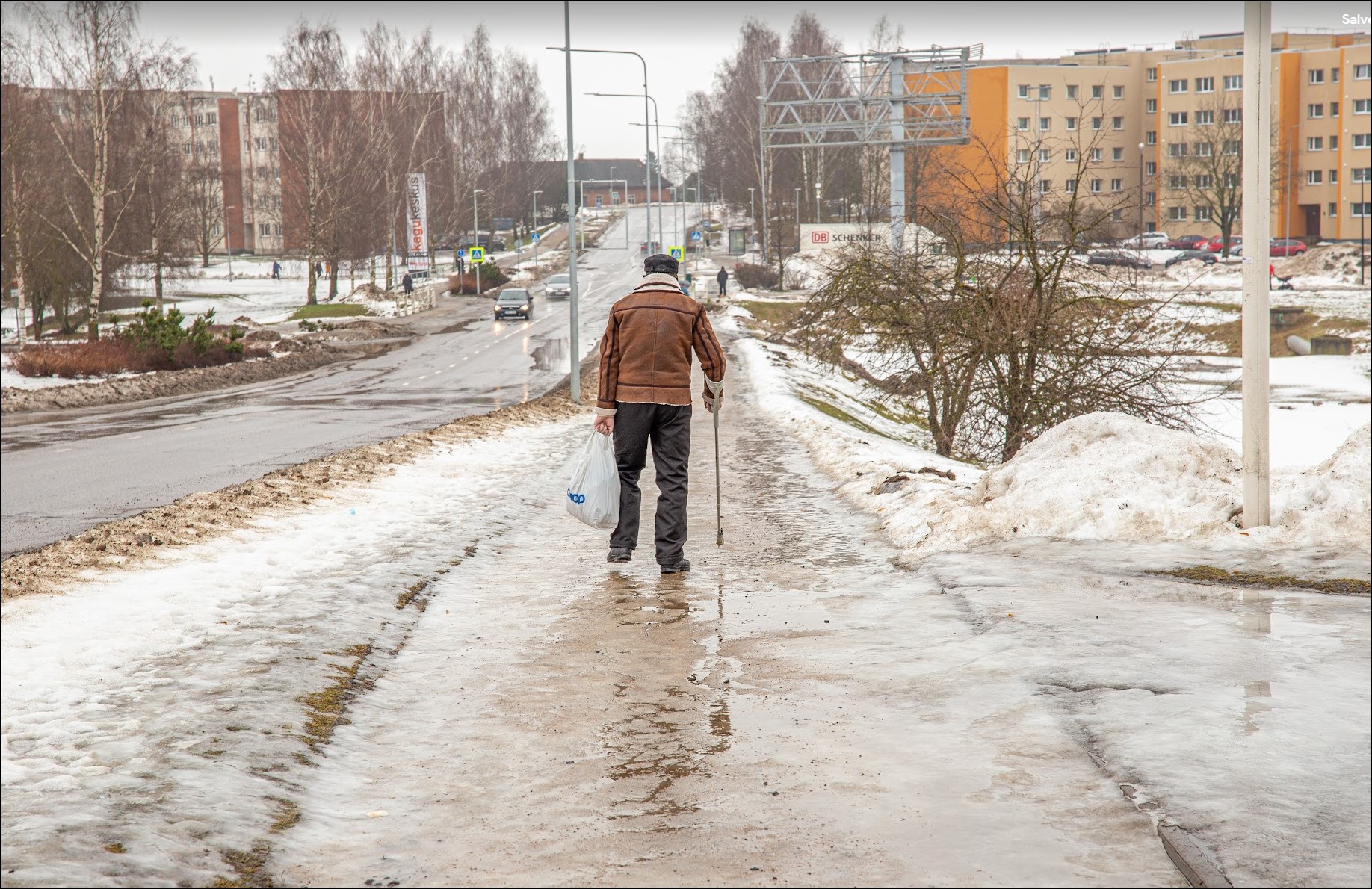 Üks vigasaamisega kukkumise põhjusi on uuringu järgi talvine libedus. FOTO: Aigar Nagel