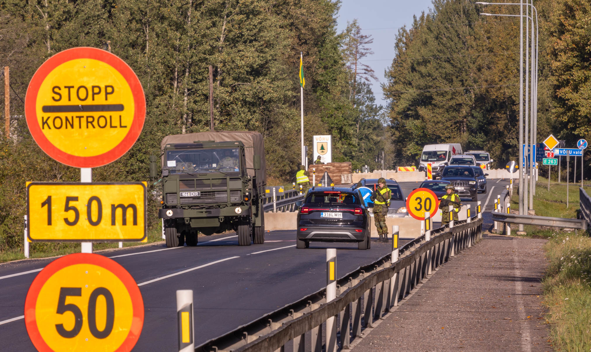 Õppus Ussisõnad jõudis Võrru FOTO: Aigar Nagel