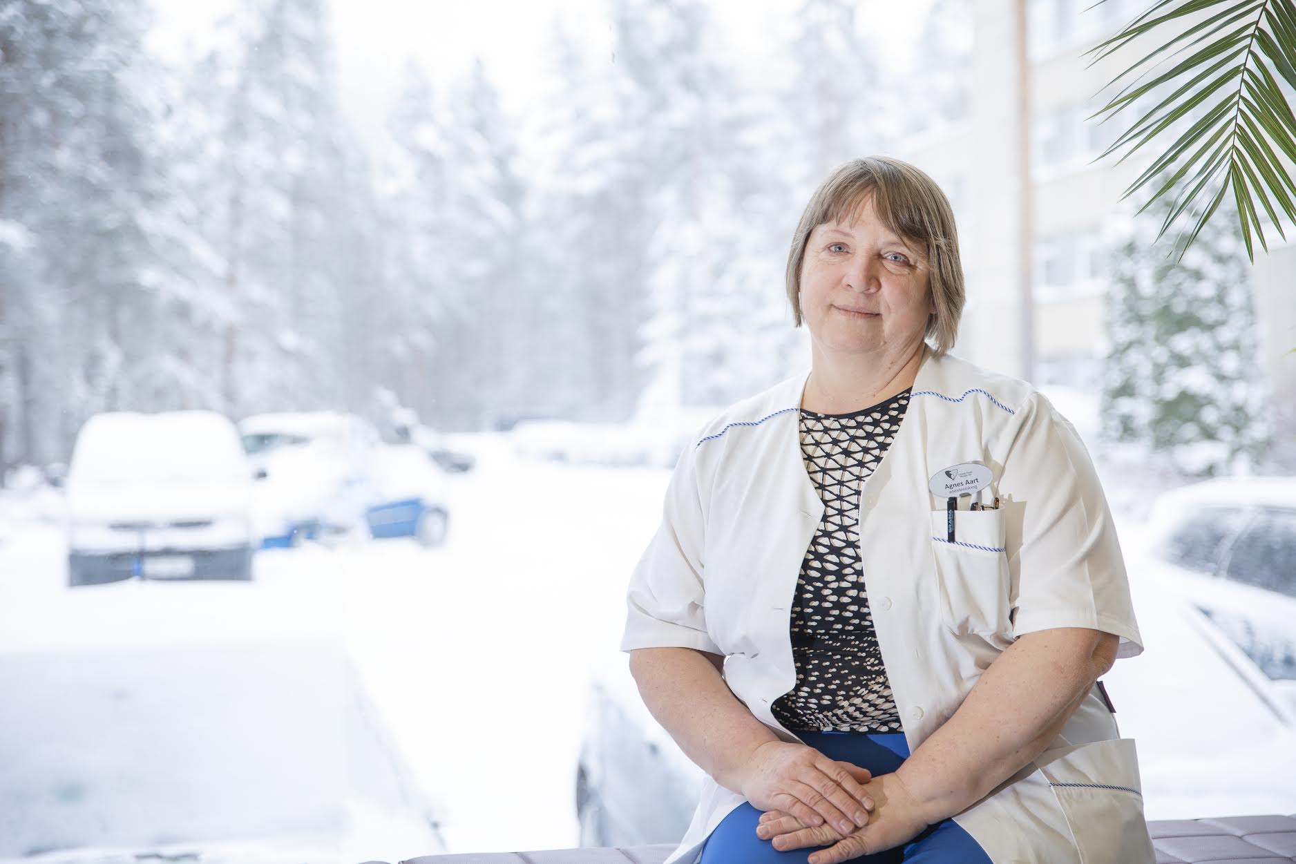 Lõuna-Eesti haigla ravijuht Agnes Aart soovitab haiglas viibiva lähedasega hoida kontakti telefoni teel, kuna viirust kandev külastaja ei pruugi oma haigestumisest veel teadlikki olla. Fotod: AIGAR NAGEL