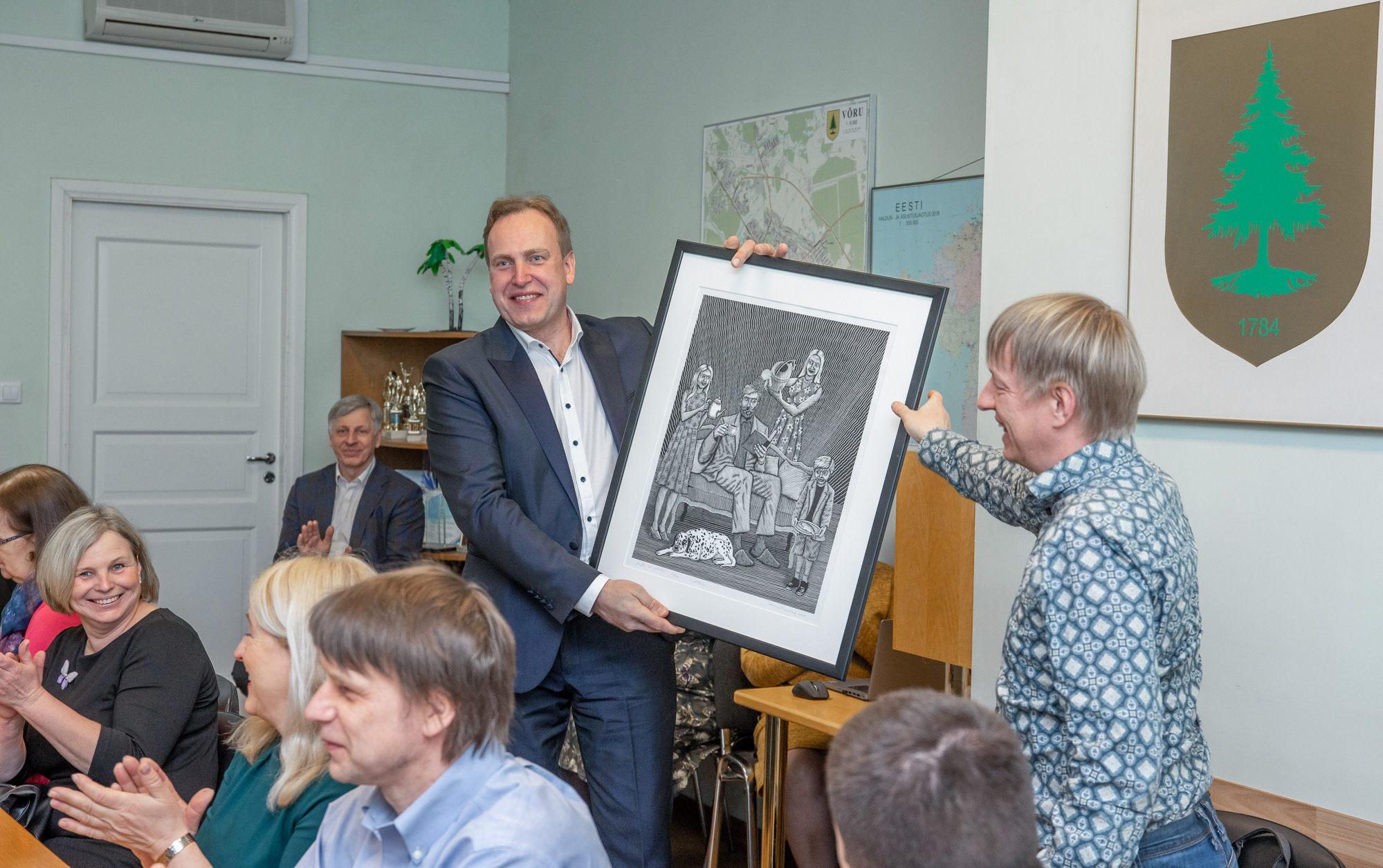 Võru linnapeaks valiti Kalvi Kõva FOTO: Aigar Nagel
