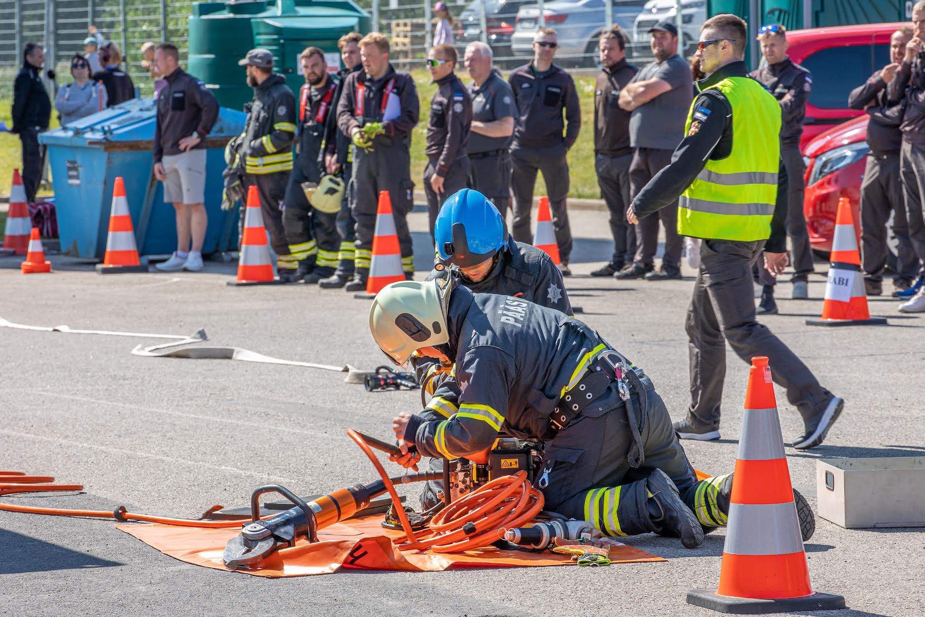 Sel korral Võrus toimunud kutsemeisterlikkuse võistlused tõid kohale rekordarvu  võistkondi. Foto: AIGAR NAGEL