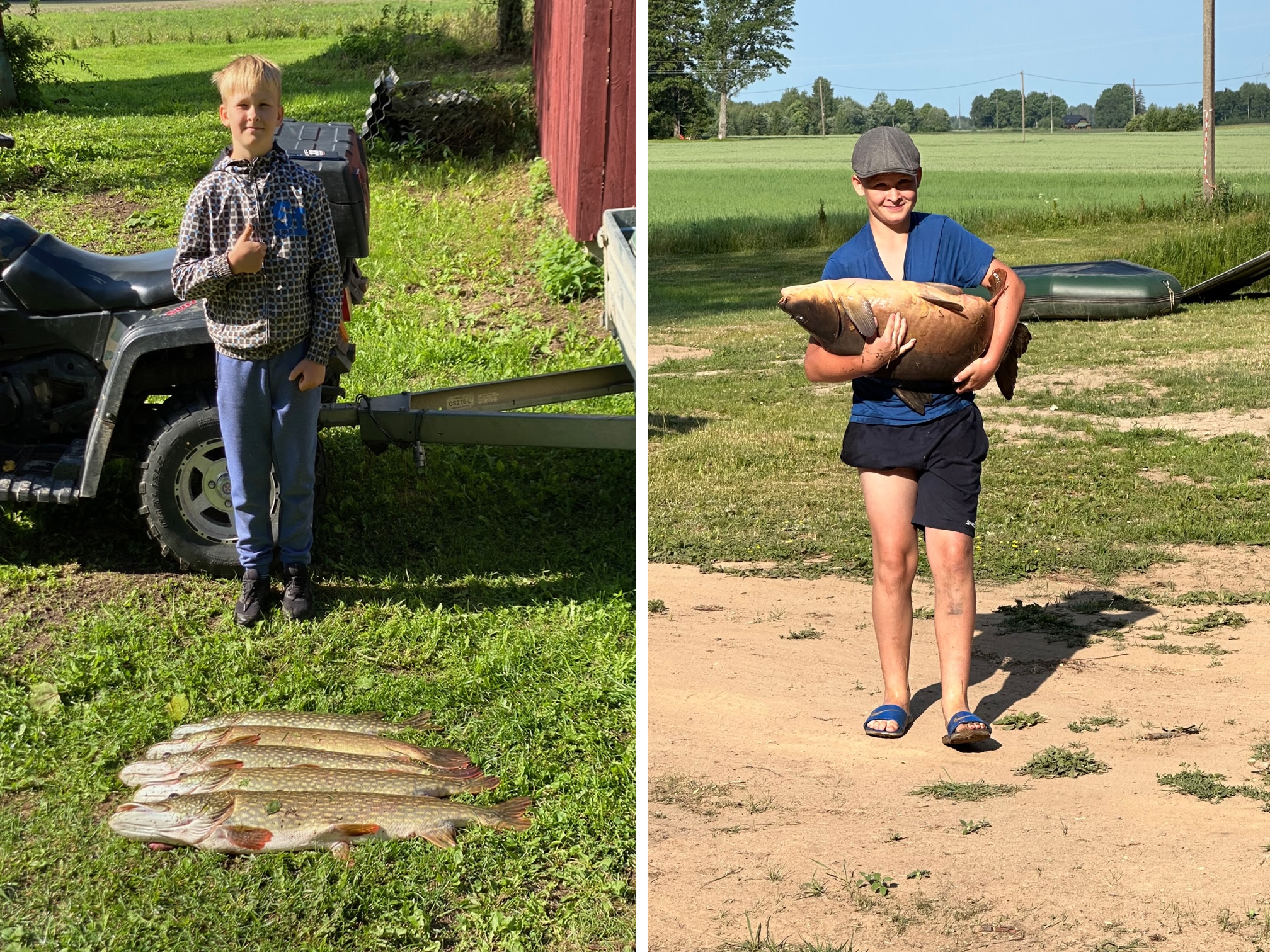 Sander Pihlakas ja suured  kalad. Fotod ja video: ERAKOGU