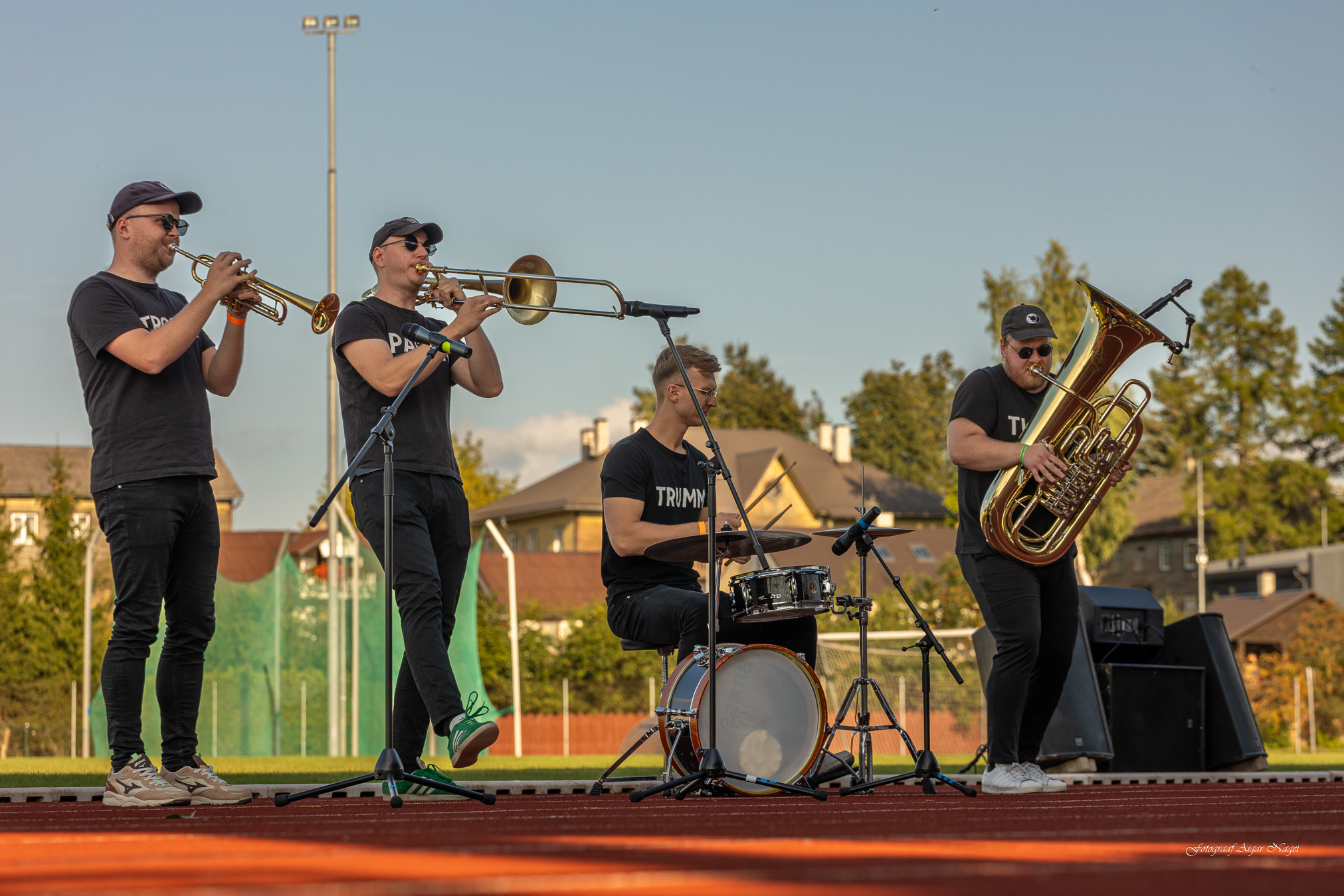 Teine külalisesineja oli ansambel Brassical. FOTOD: Aigar Nagel