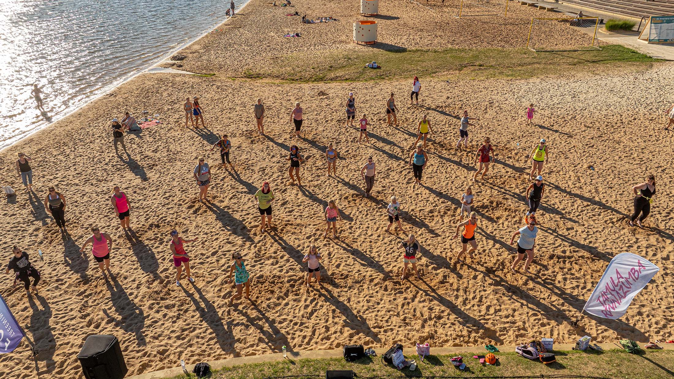 Käesoleva hooaja teine zumbapidu toimus nädal tagasi, 9. juulil. Foto: AIGAR NAGEL