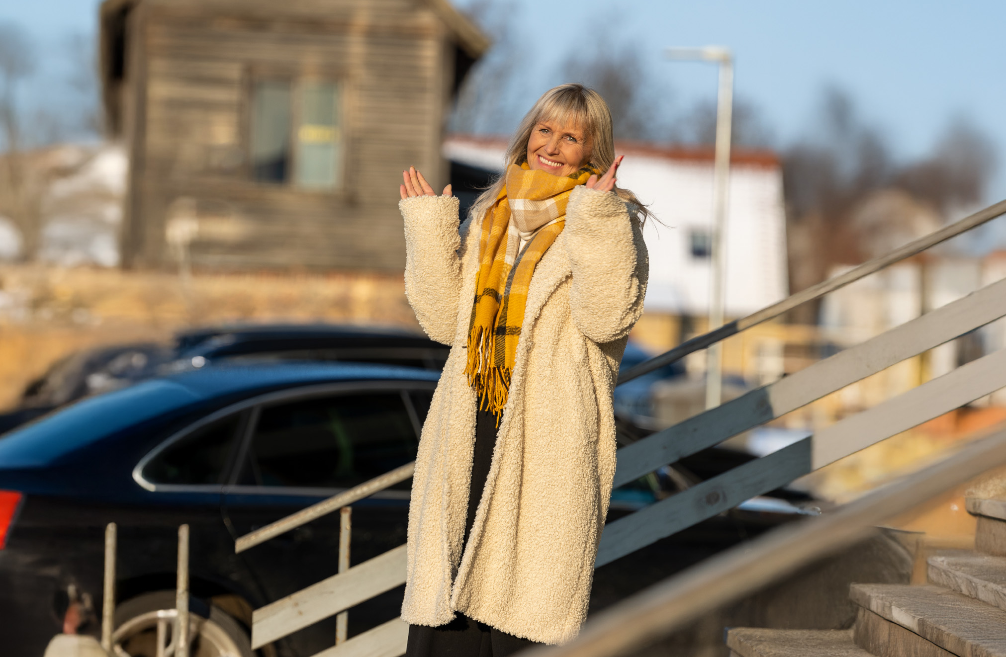 Tiina Hussari jaoks on eneseületusest saanud elustiil ning ta naudib inimestega suhtlemist, ärakuulaja rollis olemist ja rõõmu, mida toob annetuste kogumine Kingitud Elule. Foto: Aigar Nagel