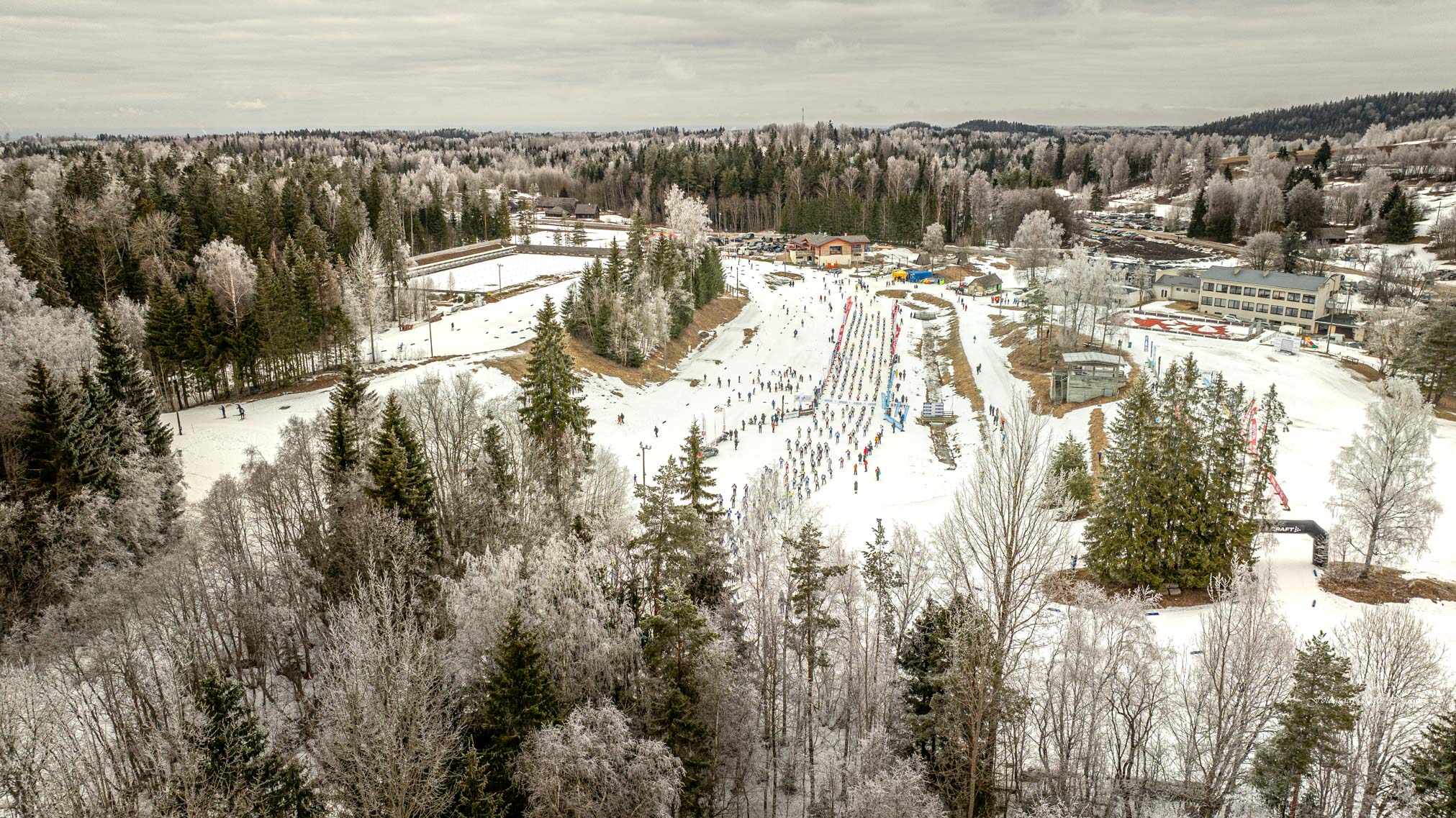 Täna, 8. märtsil toimuma pidanud 48. Haanja maraton jääb kahjuks lumepuuduse tõttu ära. Samuti jääb ära 1. veebruarile planeeritud ning edasi lükatud 26. Neeruti maraton. FOTO: Aigar Nagel