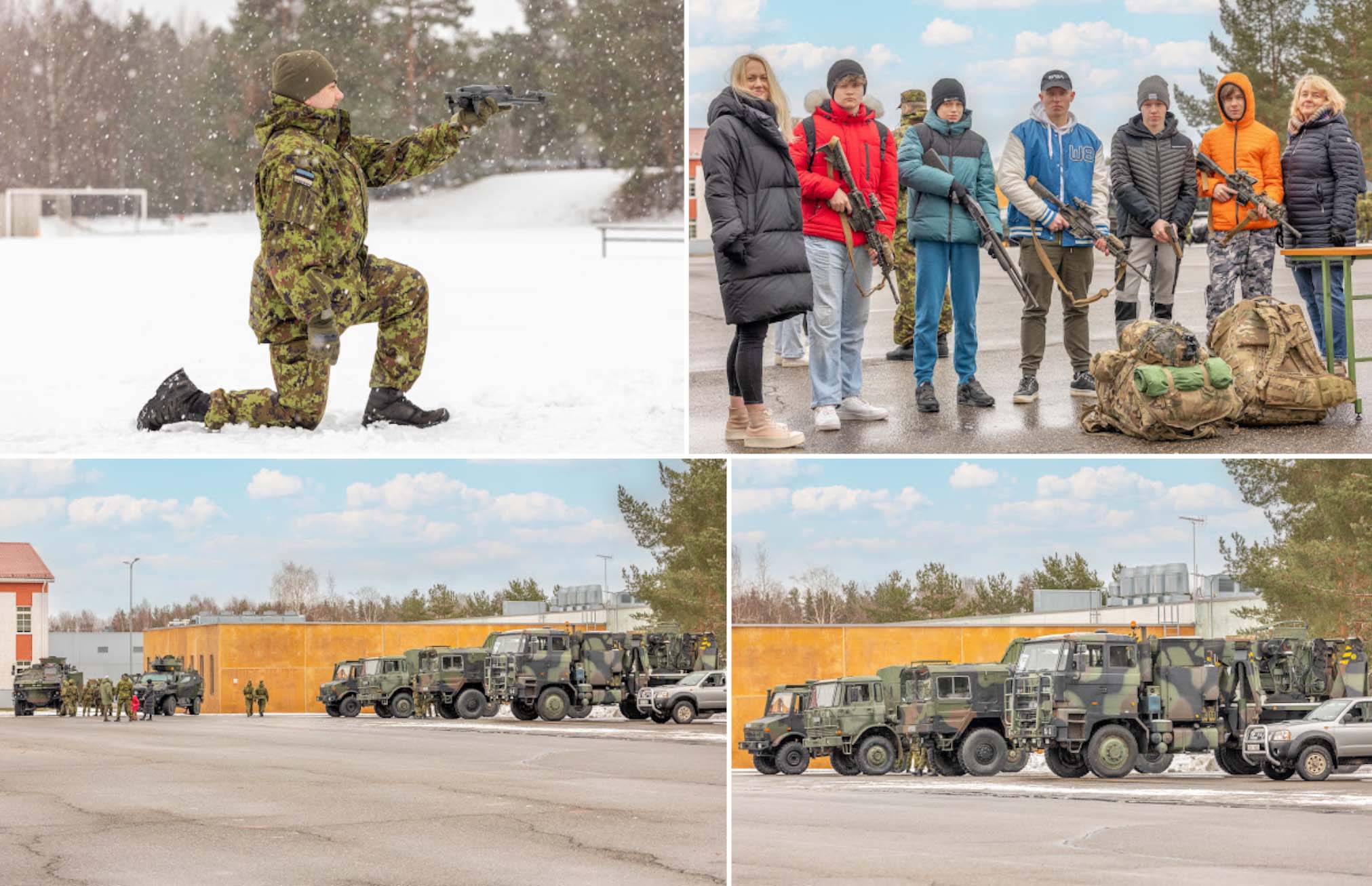 Taara linnakus sai teisipäeval tutvuda kaitseväe ja liitlaste relvastuse ja tehnikaga. Fotod: Aigar Nagel