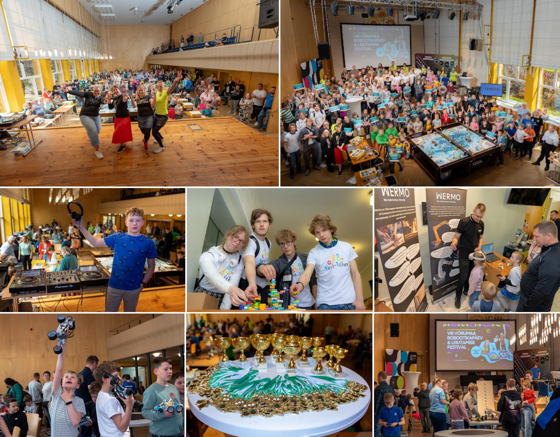  Võru kultuurimajas Kannel leidis aset Võrumaa VIII robootikapäeva, mille raames peeti esmakordselt ka leiutamise festivali. FOTOD: Aigar Nagel