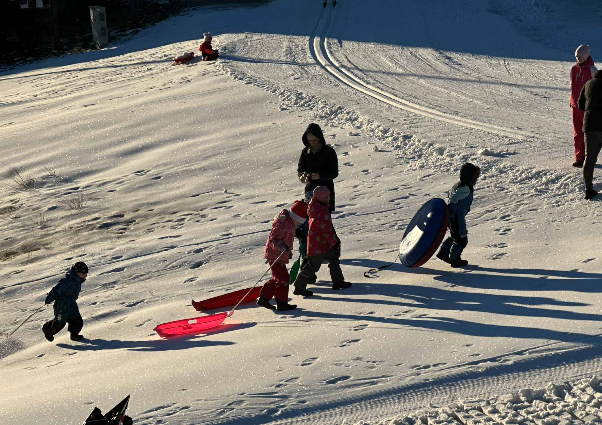 Kelgumägi pakkus parajalt pikka liugu! FOTO: Kalev Annom