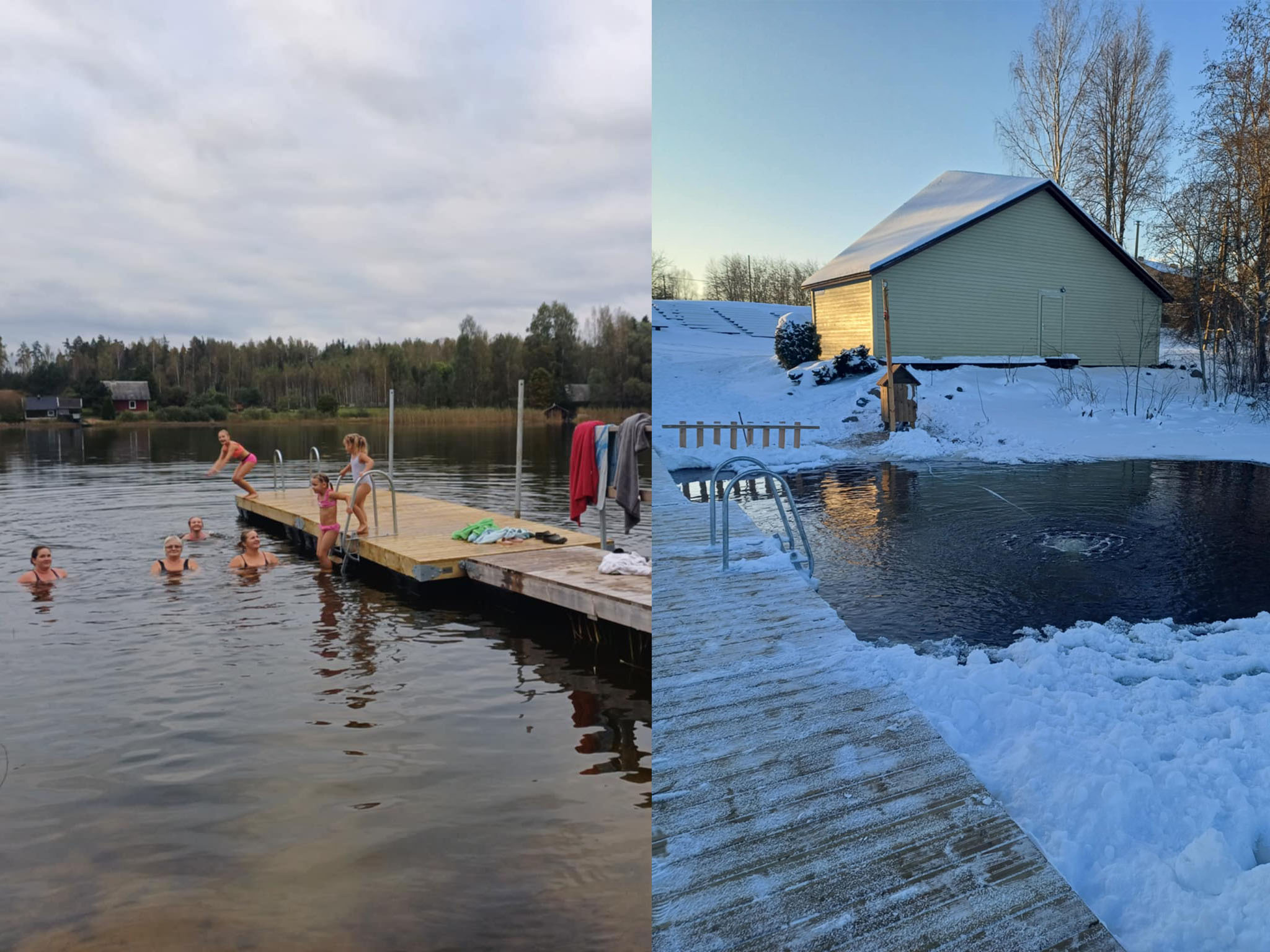 Orava järve paigaldati äsja moodne aeraator, mis hõlbustab nii talisuplejate ujumisrõõme kui ka järvekalade talvist elu.