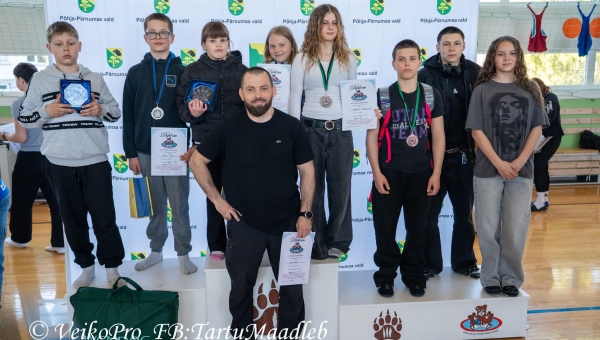 Maadlejad Võru SK / MK Pütsep. Foto: VEIKO PROOVEL