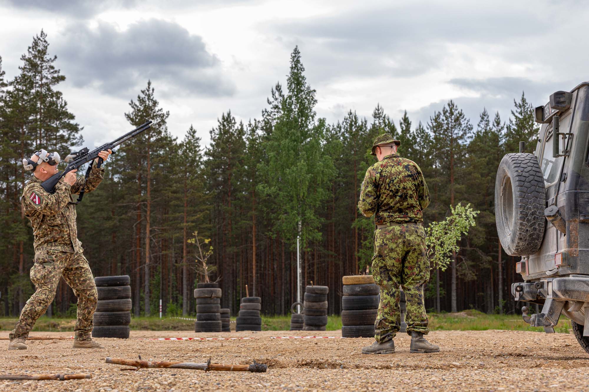 Drooni allatulistamiseks kasutati simulaatorit. FOTOD: Aigar Nagel