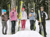Vasakult: Annemarii Bendi, Sandra Sillaste, Triinu Hausenberg, Sten-Jörgen Leis ja Klaus Mark Kolpakov. 	Foto: OLEV ROOTS