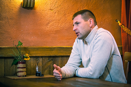 Hanno Pevkur Ränduri pubis oma maailmavaatelisi seisukohti selgitamas. Foto: ANDREI JAVNAŠAN