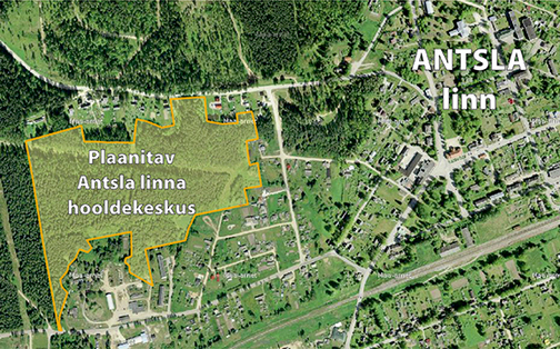AS Lõuna-Eesti Hooldekeskus plaanib Antsla keskusest veidi kaugemale, Karjasoo puhkeala maale ehitada 60 voodikohaga erihooldekeskuse. 