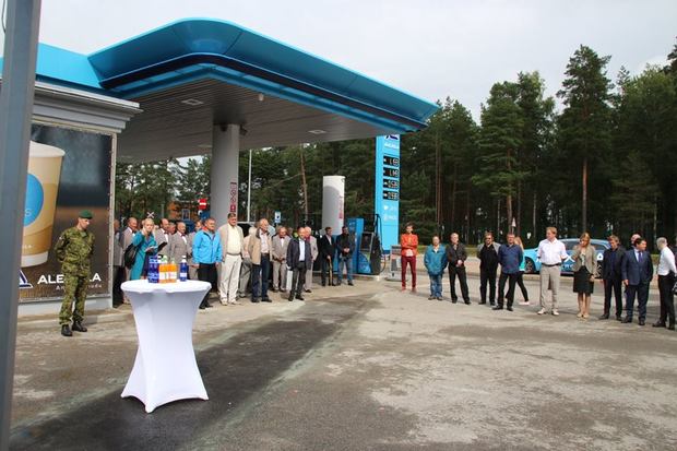Võrus avati 2017 aastal Baltikumi esimene biometaanitankla FOTO: Võru linn